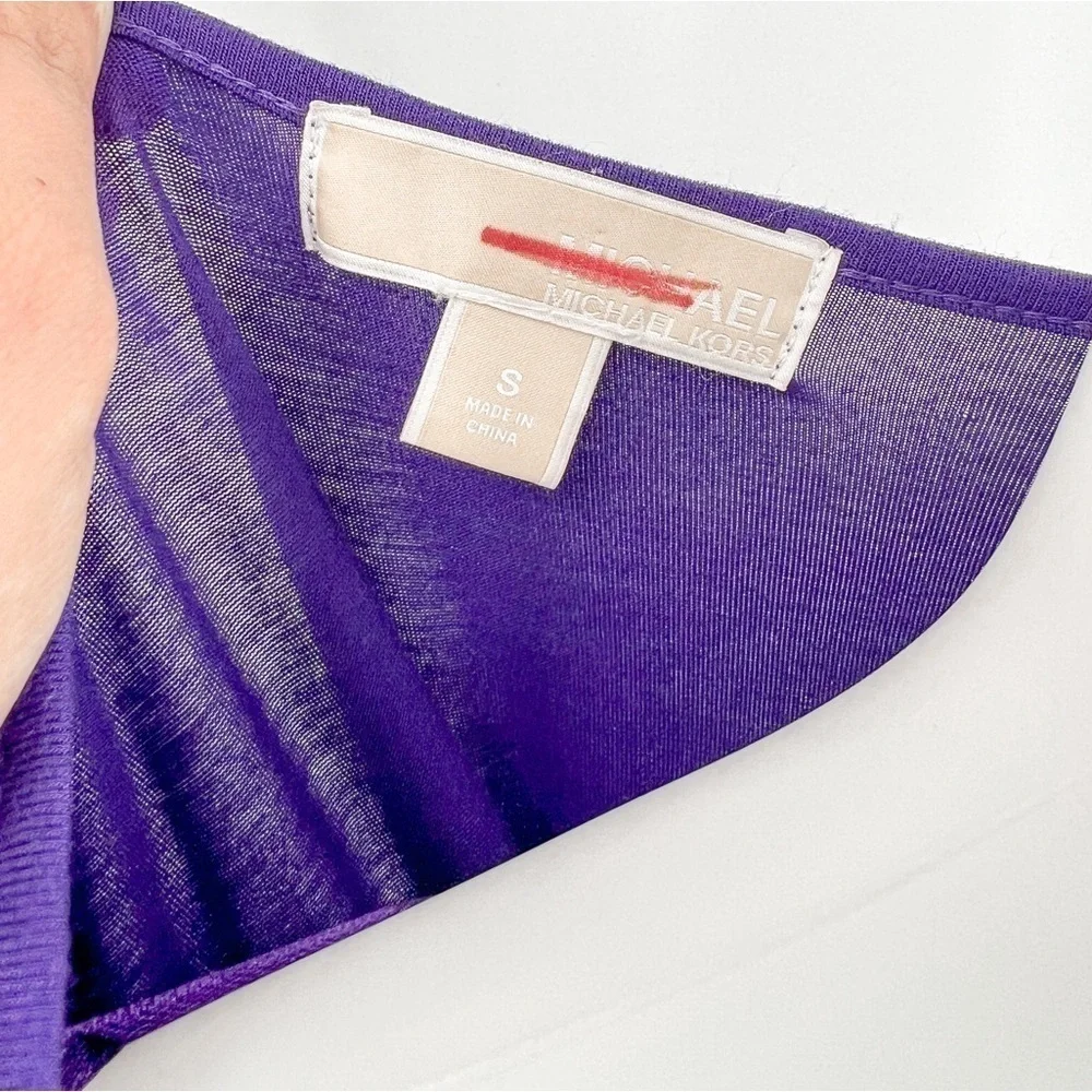 Michael Kors purple dress